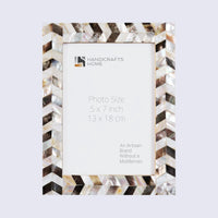 Picture Frames Pearlescent Chase Collection Mother of Pearl White 3 Sizes