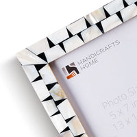 Picture Frames Pearlescent Flash Collection Mother of Pearl Resin White 3 Sizes