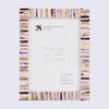 Picture Frames Pearlescent Hologram Collection Bone Inlay White 3 Sizes
