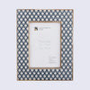 Rhythm Diamond Picture Frame Blue Resin Inlay 4x6 5x7 8x10