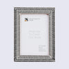 Rhythm Particle Picture Frame B&W Resin Inlay 4x6 5x7 8x10