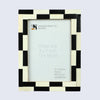 Picture Frame Silhouette Shuffled Collection Bone Inlay Multi-Color – 4x6, 5x7