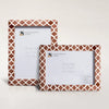 Casablanca Mocha Resin Inlay Picture Frame Set 2