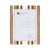Wood Brass Resin Inlay Striped Picture Frame 4x6 5x7 8x10