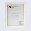 Picture Frame Hand-Carved Collection Bone Inlay White – 3 Sizes