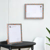 Candy Cane Melon Twist Resin Inlay Picture Frame, Red - Green, 3 Sizes (Set of 2)