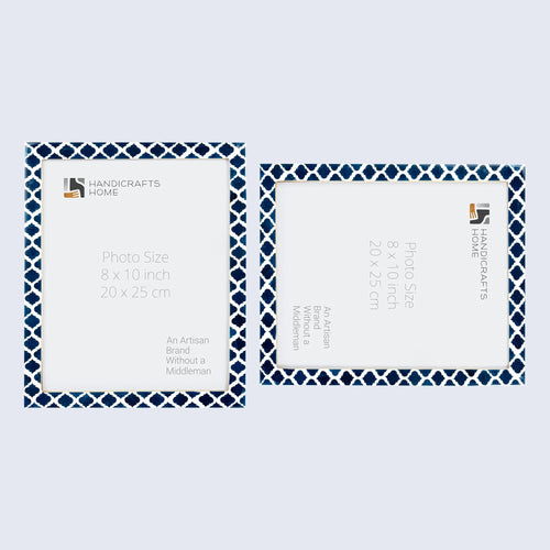 Casablanca Medianoche Resin Inlay Picture Frame Set 2