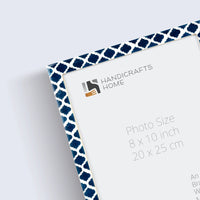 Casablanca Medianoche Resin Inlay Picture Frame Set 2