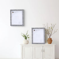 Casablanca Negra Resin Inlay Picture Frame Set 2