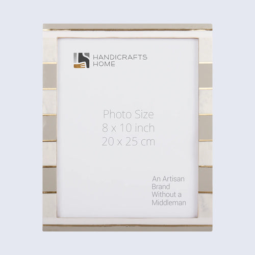 Picture Frame Contour Darado Collection Resin Inlay & Brass Gold –3 sizes