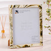 Picture Frame Deco Marble Collection Resin & Brass Inlay Classic Marble Finish – 3 Sizes (Pack of 2)