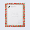 Picture Frame Mosaic Chevron Collection Resin Inlay Green Red 3 Sizes