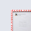 Picture Frame Mosaic Chevron Collection Resin Inlay Red White 3 Sizes
