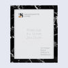 Picture Frame Rare Earth Marble Collection Resin Inlay Black – 3 Sizes