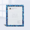 Picture Frame Arctic Ice Pattern Collection Resin inlay Blue & White – 4x6, 5x7 & 8x10