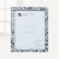 Grey Bone Inlay Picture Frame Arctic Smoke Col. 4x6 5x7 8x10