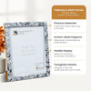 Grey Bone Inlay Picture Frame Arctic Smoke Col. 4x6 5x7 8x10