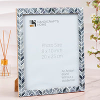 Grey Bone Inlay Picture Frame Arctic Smoke Col. 4x6 5x7 8x10