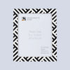 Picture Frame Avant Coco Collection Resin Inlay Black & White – 4x6, 5x7 & 8x10"