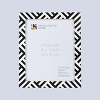 Picture Frame Avant Coco Collection Resin Inlay Black & White – 4x6, 5x7 & 8x10"