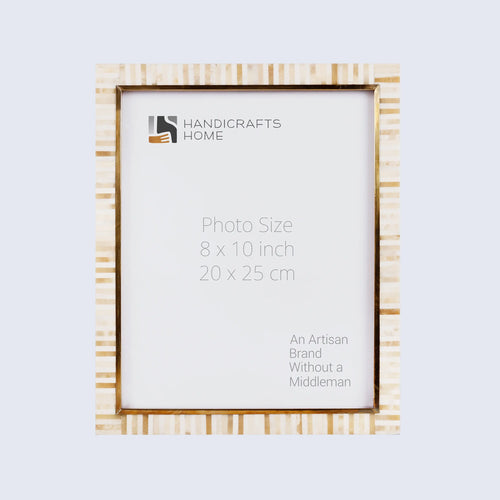 Photo Frame Halo Keys Collection Bone Inlay & Resin Multi-Color – 4x6, 5x7 & 8x10"