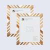 Picture Frame Marquet Chevron Collection Resin Inlay Multi Size Pack of 2 -3 Sizes