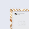 Picture Frame Marquet Chevron Collection Resin Inlay Multi Size Pack of 2 -3 Sizes