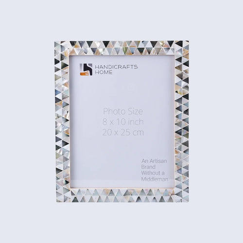 Picture Frames Pearlescent Abyss Collection Mother of Pearl White 3 Sizes