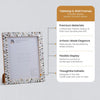 Picture Frames Pearlescent Abyss Collection Mother of Pearl White 3 Sizes