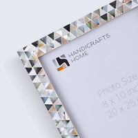 Picture Frames Pearlescent Abyss Collection Mother of Pearl White 3 Sizes