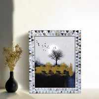Picture Frames Pearlescent Abyss Collection Mother of Pearl White 3 Sizes
