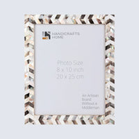 Picture Frames Pearlescent Chase Collection Mother of Pearl White 3 Sizes
