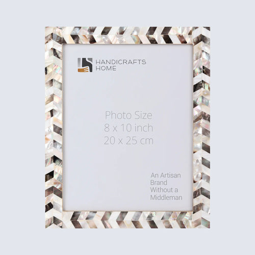 Picture Frames Pearlescent Chase Collection Mother of Pearl White 3 Sizes