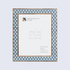 Rhythm Diamond Picture Frame Blue Resin Inlay 4x6 5x7 8x10
