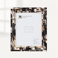 Picture Frame Artisan Voodoo Collection Horn Inlay Brown – 3 Sizes