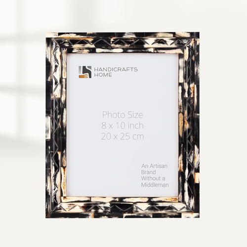 Picture Frame Artisan Voodoo Collection Horn Inlay Brown – 3 Sizes
