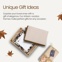 Picture Frame Artisan Voodoo Collection Horn Inlay Brown – 3 Sizes