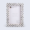 Checkered Bone Inlay Picture Frame 4x6 5x7 8x10 Home Decor