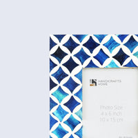 Picture Frame Mosaic Star Collection Bone & Resin Inlay in 3 Colors