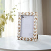 Picture Frame Taj Pattern Collection Bone Inlay Brown 3 Sizes