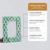 Picture Frame Mosaic Diamond Collection Bone & Resin Inlay in 3 Colors
