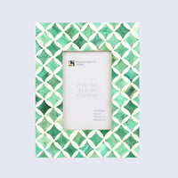 Picture Frame Mosaic Star Collection Bone & Resin Inlay in 3 Colors