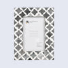 Picture Frame Mosaic Quatrefoil Collection Bone & Resin Inlay in 3 Colors