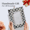 Picture Frame Mosaic Quatrefoil Collection Bone & Resin Inlay in 3 Colors