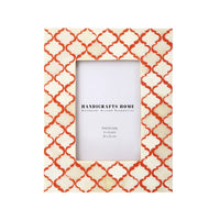 picture-frame-moroccan-pattern-white-red-4x6-5x7