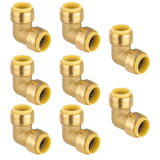 Pro 8-Pack 3/4" Push Fit Elbows