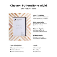 make to order handmade chevron brown pattern picture frames 4x6.5x7