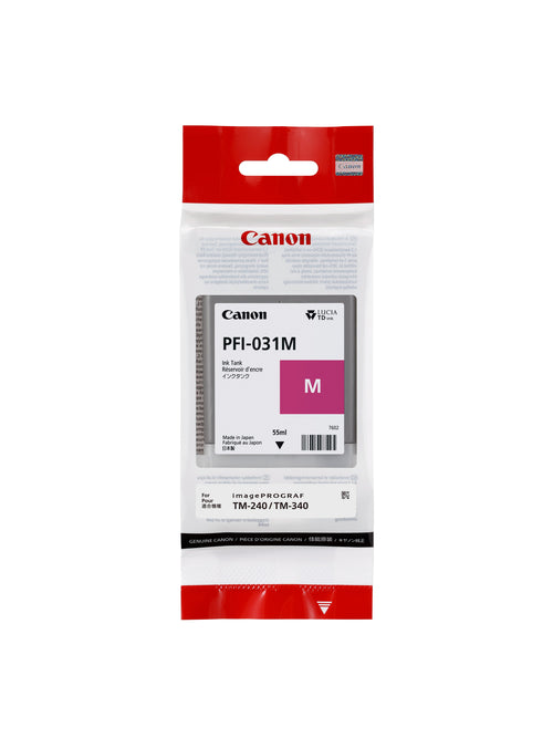 Canon Ink Tank PFI-031M - Pigment Magenta Ink Tank 55ml