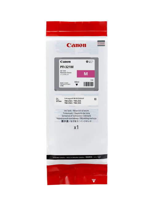 Canon Ink Tank PFI-321M - Pigment Magenta Ink Tank 300ml
