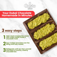 Gusto Etna Dubai Chocolate Pistachio Filling – 30% Pistachio, 2.2 lb